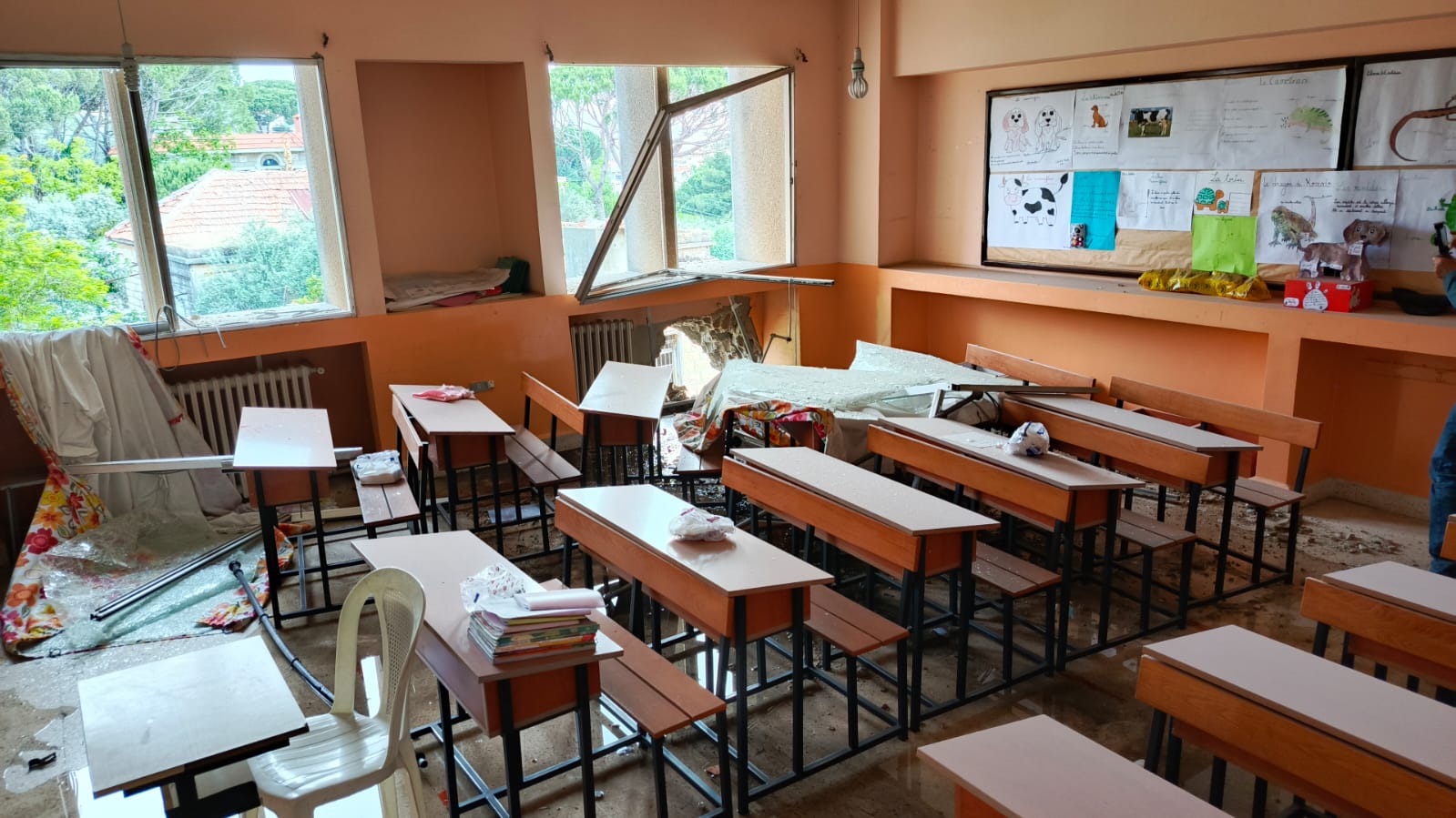 Sud-Liban : Marjayoun frappée par des roquettes, une école et une église endommagées